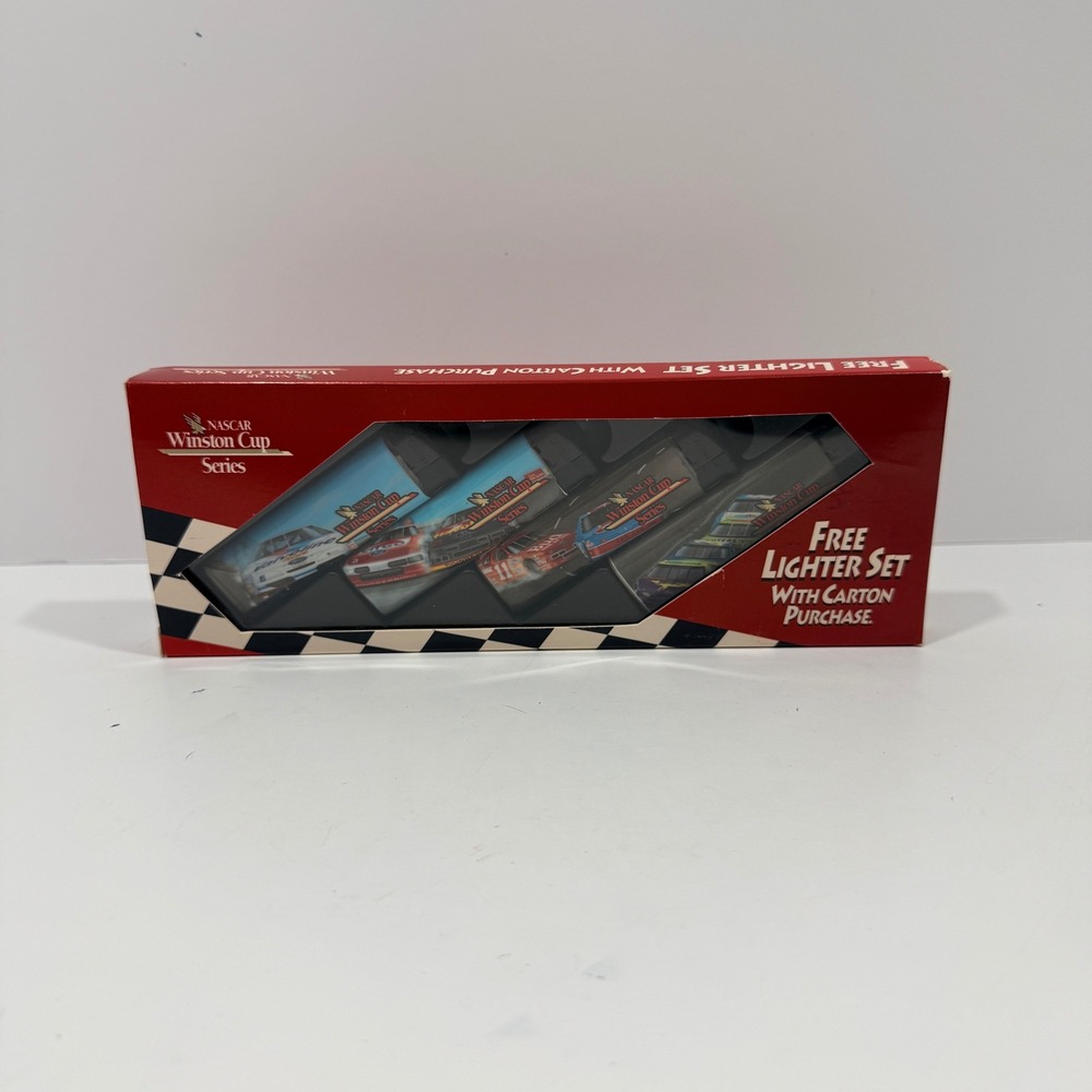 NASCAR Lighter Set Unisex OS Red Good Winston Cup Series Racing Collectible